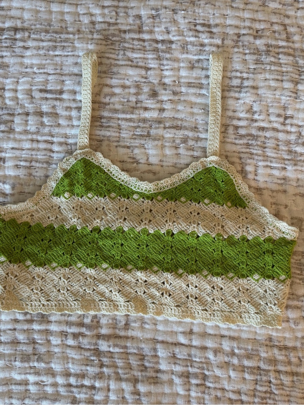 REBELLION AGAIN Crochet Top